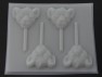 561sp Simbo Lion Face Chocolate or Hard Candy Candy Lollipop Mold